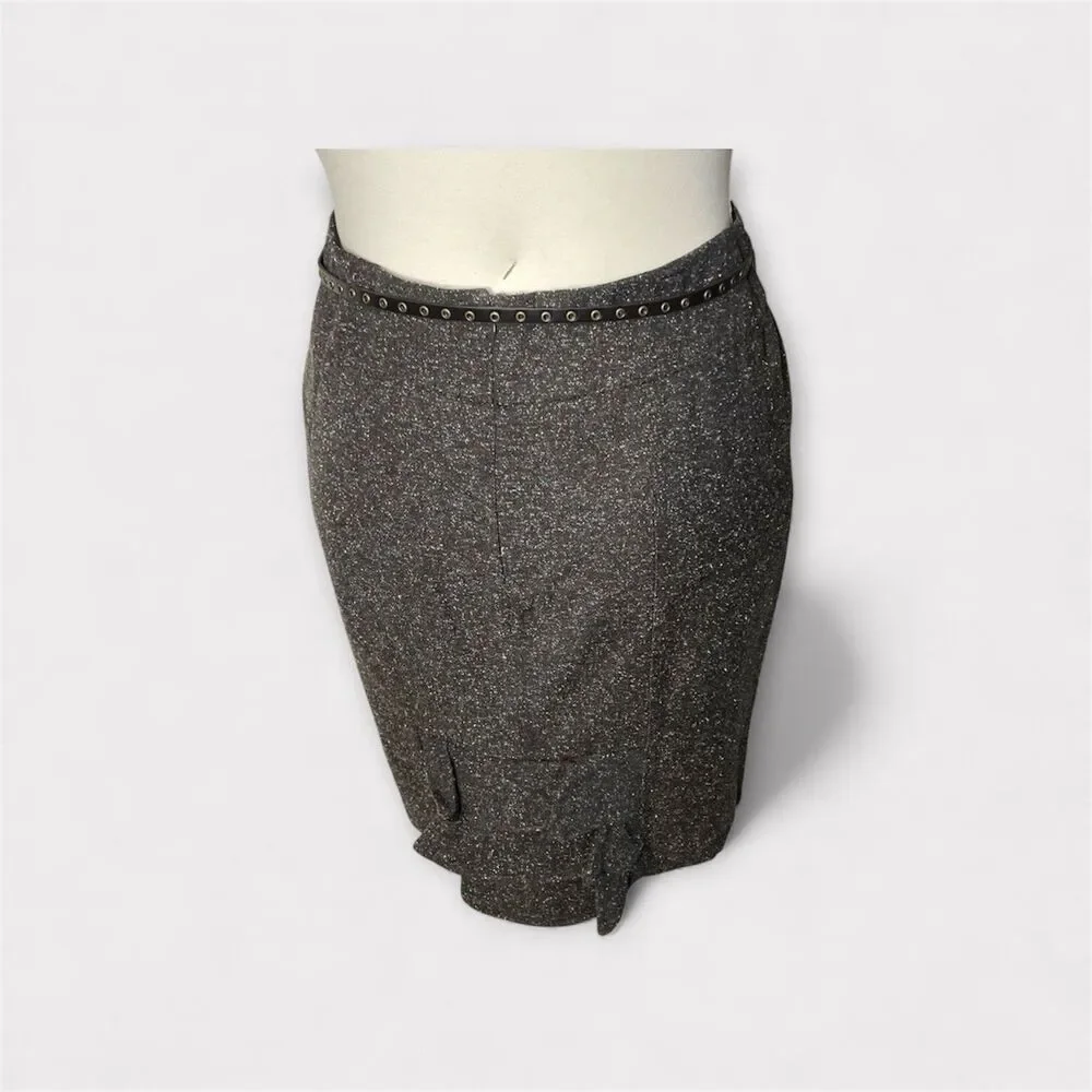 Worthington Womens Skirt 18 Brown Secretary Classic Career Minimalist Corp‎